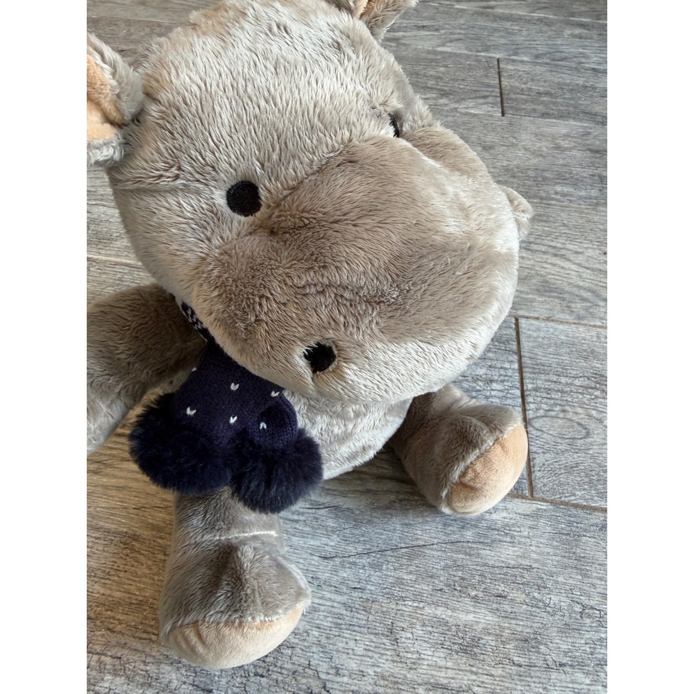 Intelex Warmies‎ Hippo Plush Scarf Microwaveable w Scent Pack Stuffed Animal